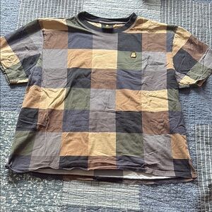 Teddy Fresh Multicolor Checkered Short Sleeve Tee